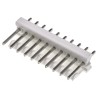 TE Connectivity MTA-100 Series Straight Through Hole Pin Header 10 Contacts 2.54 mm Pitch 1 Row Unshrouded 1-640456-0
