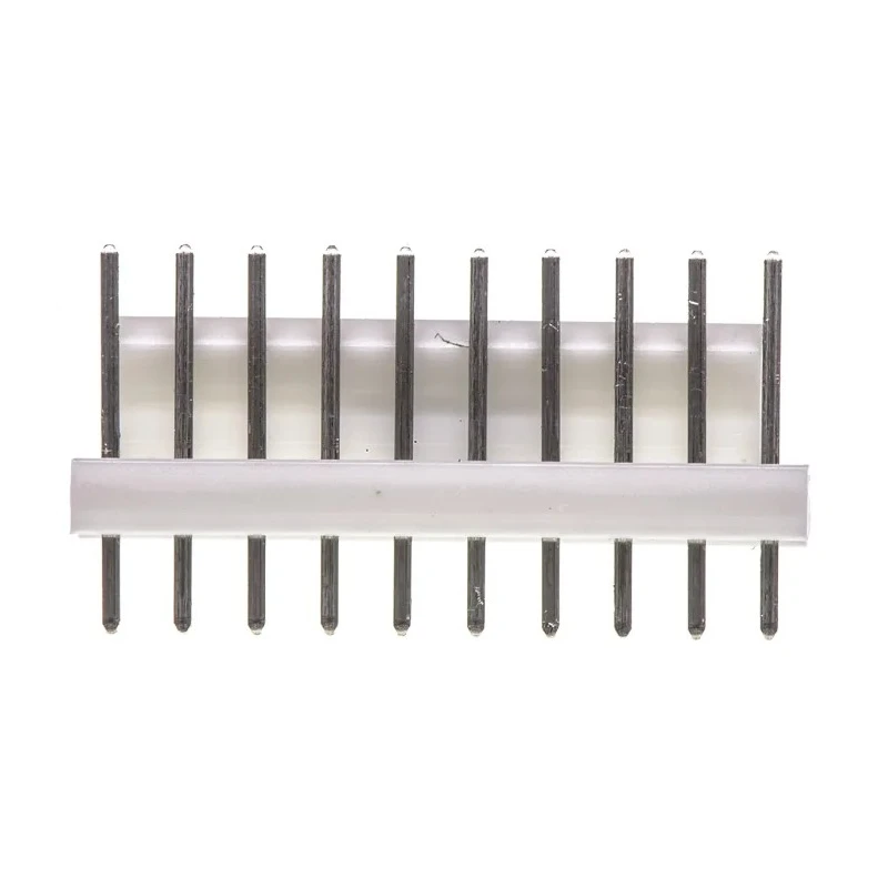 TE Connectivity MTA-100 Series Straight Through Hole Pin Header 10 Contacts 2.54 mm Pitch 1 Row Unshrouded 1-640456-0