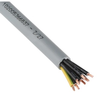 Lapp ÖLFLEX CLASSIC 130 H Control Cable, 7 Cores 18 AWG, Unscreened, 50 m, Silver Grey Low Smoke Zero Halogen Sheath 1123041