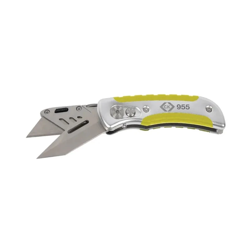 CK Folding Knife, 100 mm Closed Length, 130 g, Stainless Steel Blade, Anodised Aluminium Handle T0955