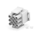TE Connectivity Universal MATE-N-LOK Male Connector Housing 6.35 mm Pitch 9 Way 3 Row Straight 350720-1