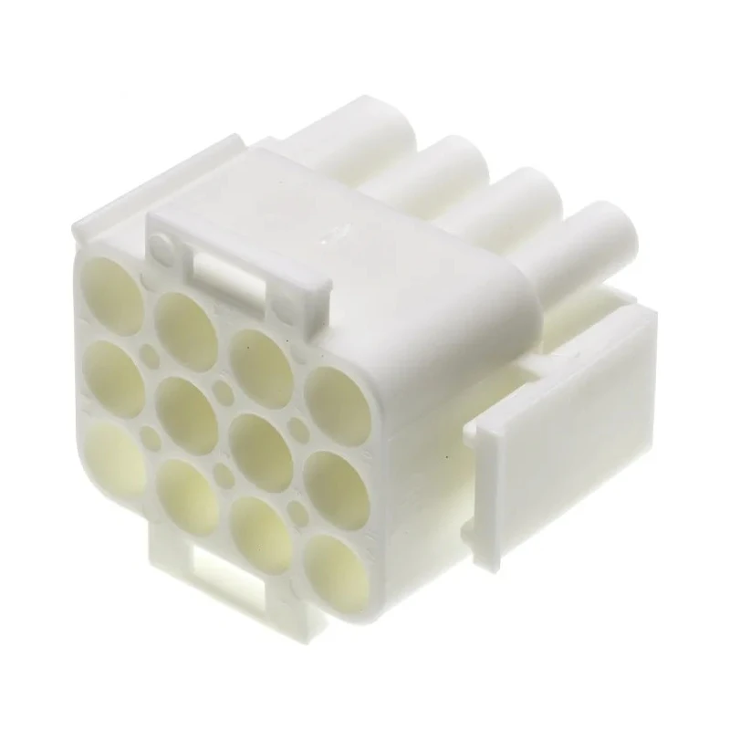 TE Connectivity Universal MATE-N-LOK Male Connector Housing 6.35 mm Pitch 12 Way 3 Row Straight 350735-1
