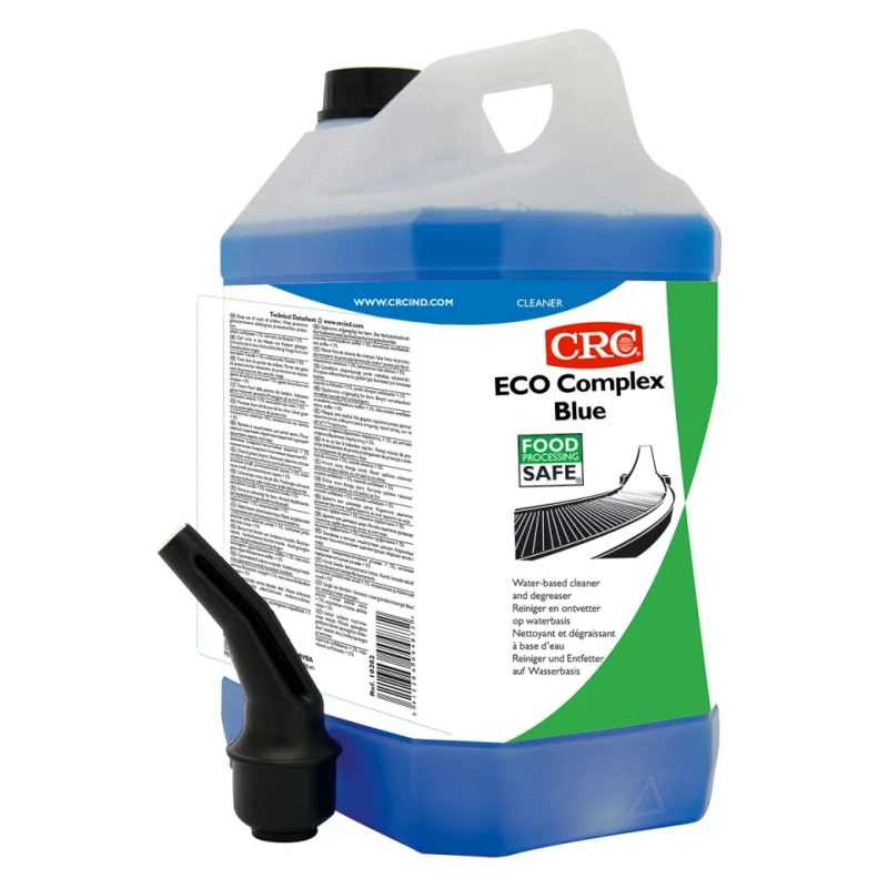 CRC ECO COMPLEX BLUE Industrial Cleaner 5 L Liquid Can Eco Friendly Water-Based Cleaner 10282