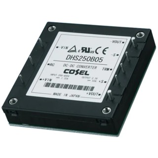 Cosel DC/DC Converter, 15V DC Output, 13.4A, 201W, 60-160V DC Input, PCB Mount, 100°C Max Temp, Model DHS200A15