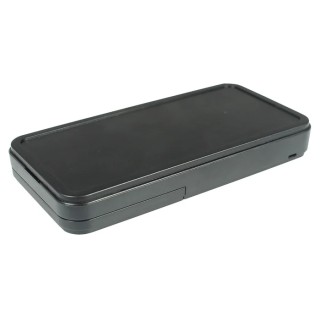 Takachi Electric Industrial Black ABS Handheld Enclosure Integral Battery Compartment IP40 IP67 75mm x 35mm x 12mm CS75-B