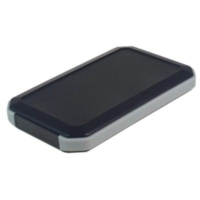Takachi Electric Industrial WH Series Black Grey ABS Handheld Enclosure with Integral Battery Compartment WH145-20-F4-BL