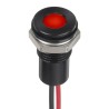 RS PRO Red Panel Mount Indicator 24V DC 20mA Lead Wire Termination IP67 Flush 132-9153