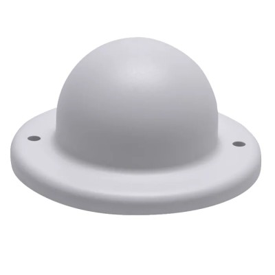 Huber+Suhner 7.5 dBi 2.4 GHz Dome WiFi Antenna External Wall/Pole Mount with SMA Connector 1399.19.0024