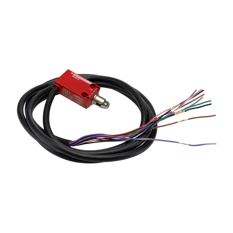 Telemecanique Sensors Roller Plunger Safety Limit Switch 2 NO/2 NC IP66, IP67, IP68 Zamak Housing 400V XCSM4102L2