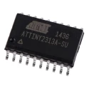 Microchip 8 bit AVR ATtiny2313 Microcontroller 20 MHz 2kB FLASH 20-Pin SOIC ATTINY2313A-SU