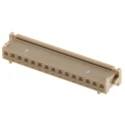 Hirose DF13 Male Connector Housing 1.25 mm Pitch 15 Way 1 Row Straight 