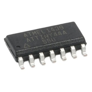 Microchip 8 bit AVR ATtiny44 Microcontroller 20 MHz 4kB FLASH 14-Pin SOIC ATTINY44A-SSU