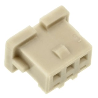 Hirose DF13 Male Connector Housing, 1.25 mm Pitch, 3 Contacts, 1 Row Straight 