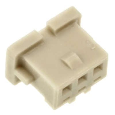 Hirose DF13 Male Connector Housing, 1.25 mm Pitch, 3 Contacts, 1 Row Straight 
