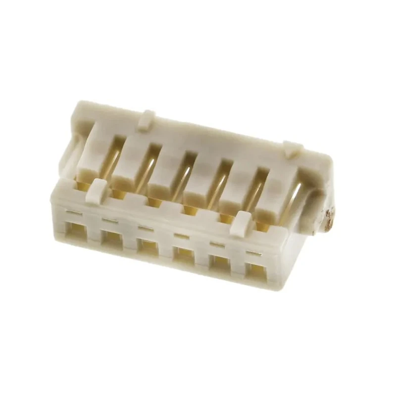 Hirose DF13 Male Connector Housing, 1.25 mm Pitch, 6 Way, 1 Row Straight 