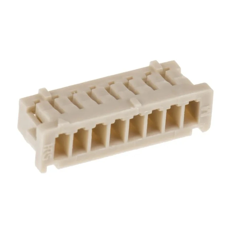 Hirose DF13 Male Connector Housing 1.25 mm Pitch 8 Way 1 Row Straight 