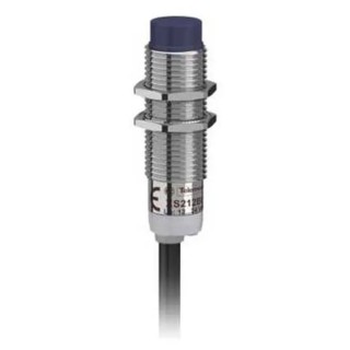 Telemecanique Sensors Threaded Barrel Inductive Proximity Sensor, M12 x 1, NPN Output, 24 V DC, 200mA, 4 mm XS212BLNBL2