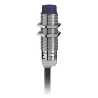 Telemecanique Sensors Threaded Barrel Inductive Proximity Sensor, M12 x 1, NPN Output, 24 V DC, 200mA, 4 mm XS212BLNBL2