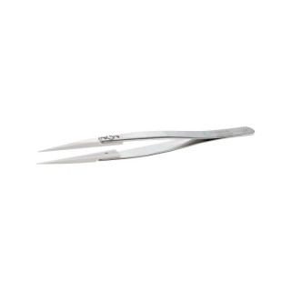 ideal-tek Carbon Steel Fine Tweezer 140mm Length 9mm Width 73MZ.SA.0