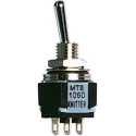KNITTER-SWITCH Panel Mount Toggle Switch On-Off-On SPDT, Solder Terminal, 30 V DC, 250 V AC MTE 106 E
