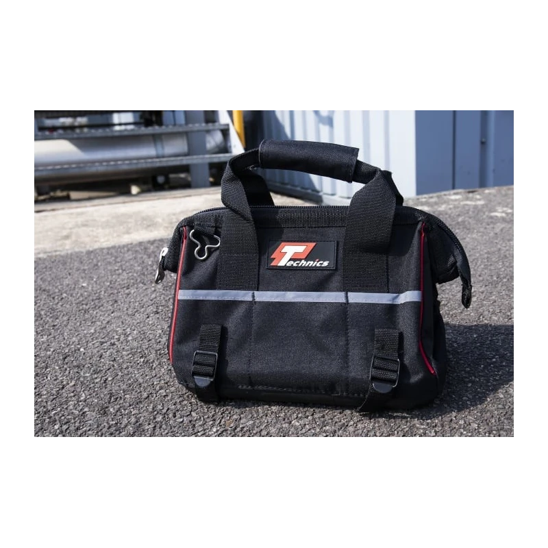 Technics Polyester Hard Bottom Tool Bag with Shoulder Strap 300 mm x 180 mm x 220 mm PT130013