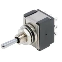 KNITTER-SWITCH Panel Mount Toggle Switch On-Off-On 3PDT Solder Terminal 30V dc 250V ac MTE 306 E