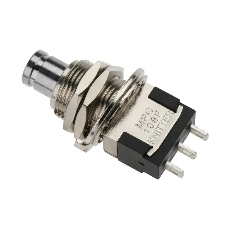 KNITTER-SWITCH MPG Series Momentary Push Button Switch Panel Mount SPDT with White LED IP67 250V ac MPG 106 F