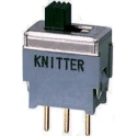 KNITTER-SWITCH PCB Slide Switch SPDT Latching 50mA Gold over Nickel Plated Phosphor Bronze ASL 1D