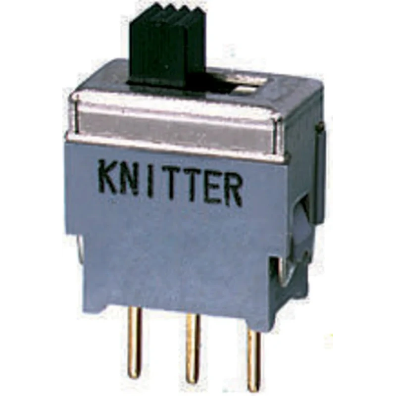 KNITTER-SWITCH PCB Slide Switch SPDT Latching 50mA Gold over Nickel Plated Phosphor Bronze ASL 1D