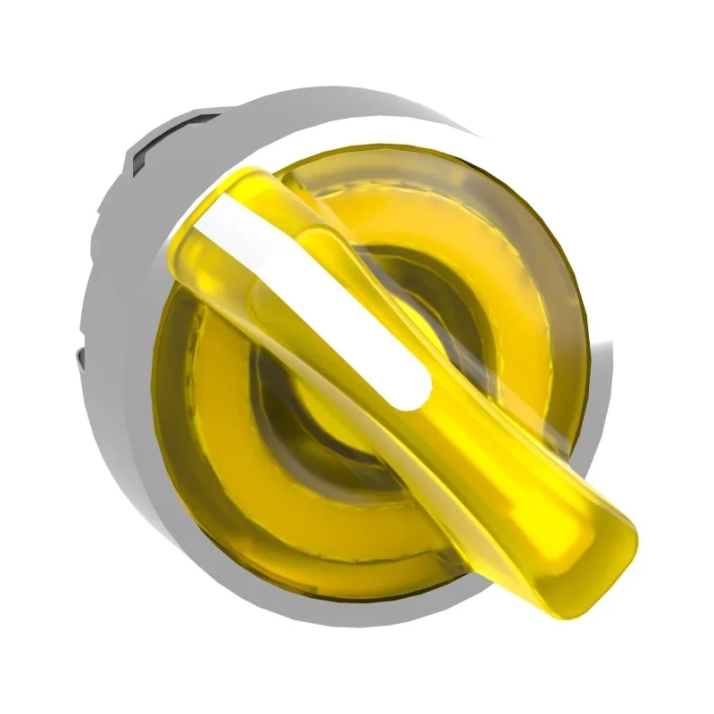 Schneider Electric Harmony XB4 Series 2 Position Illuminated Selector Switch Head, 22 mm Cutout, IP67 IP66 IP69K ZB4BK1283