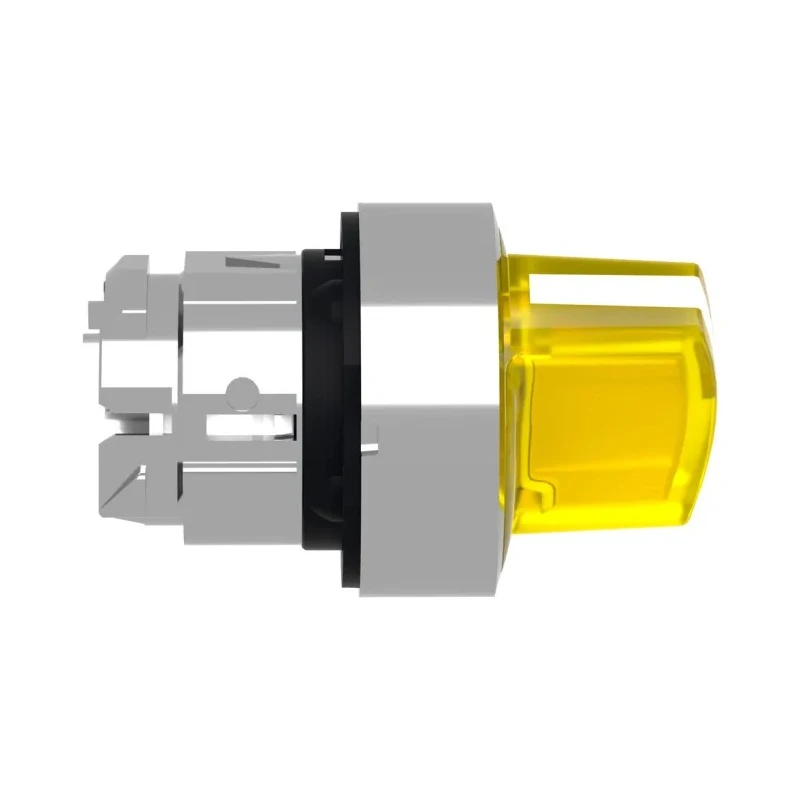 Schneider Electric Harmony XB4 Series 2 Position Illuminated Selector Switch Head, 22 mm Cutout, IP67 IP66 IP69K ZB4BK1283