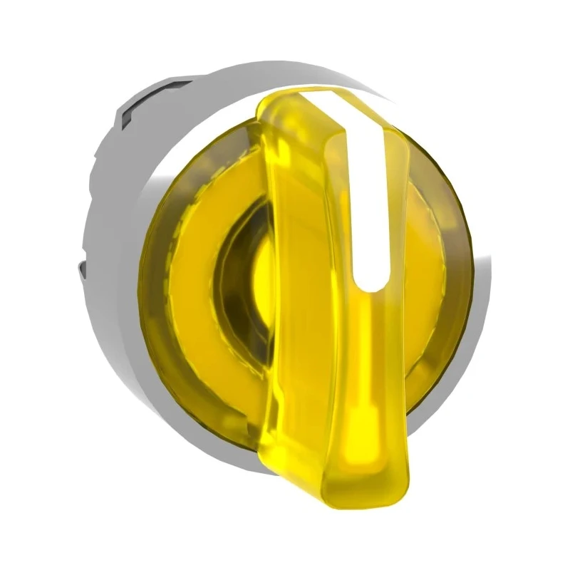 Schneider Electric Harmony XB4 Series 3 Position Illuminated Selector Switch Head 22 mm Cutout IP69K IP66 IP67 ZB4BK1383