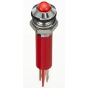 RS PRO Red Panel Mount Indicator 2V DC 20mA Solder Lug Termination IP67 Prominent Bezel 134-5531