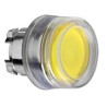 Schneider Electric Harmony Series Yellow Momentary Push Button Head, 22 mm Cutout, Metal, IP66, IP67 ZB4BW583
