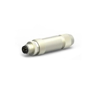 TE Connectivity Circular Connector, 4 Contacts, Cable Mount, M8 Connector, Socket, Male, IP67, 30V, 3A T4011019041-000