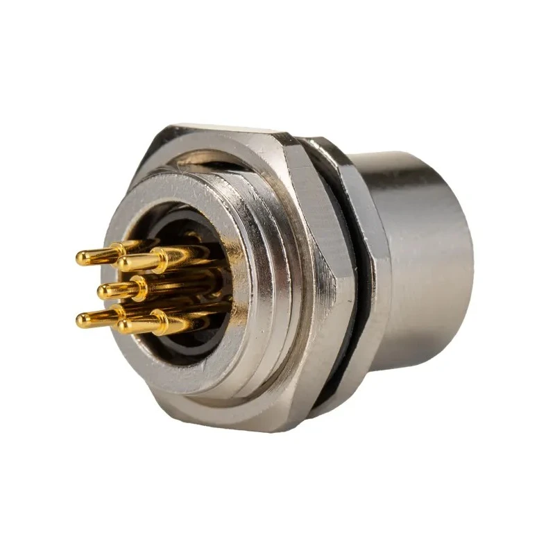 TE Connectivity Circular Connector 5 Contacts Front M12 Socket Female IP67 Nylon Housing T4143012051-000