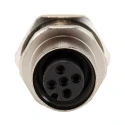 TE Connectivity Circular Connector 5 Contacts Front M12 Socket Female IP67 Nylon Housing T4143012051-000