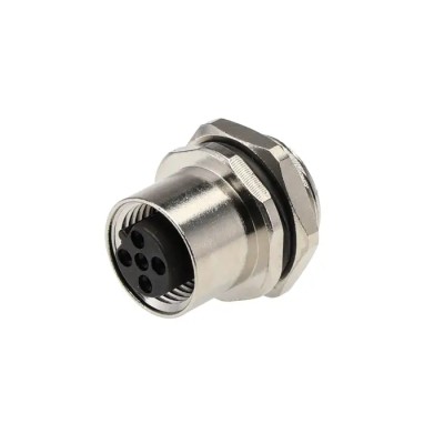 TE Connectivity Industrial Circular Connector 5 Contacts, Front Mount, M12 Socket Female, IP67, Nylon T4133412051-000