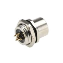 TE Connectivity Industrial Circular Connector 5 Contacts, Front Mount, M12 Socket Female, IP67, Nylon T4133412051-000