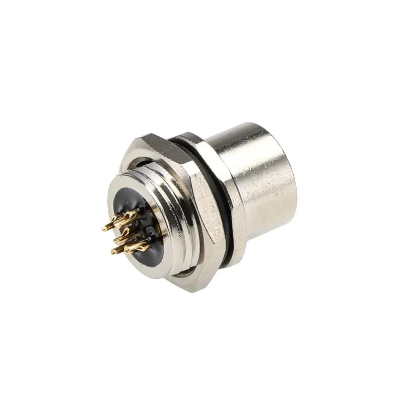 TE Connectivity Industrial Circular Connector 5 Contacts, Front Mount, M12 Socket Female, IP67, Nylon T4133412051-000