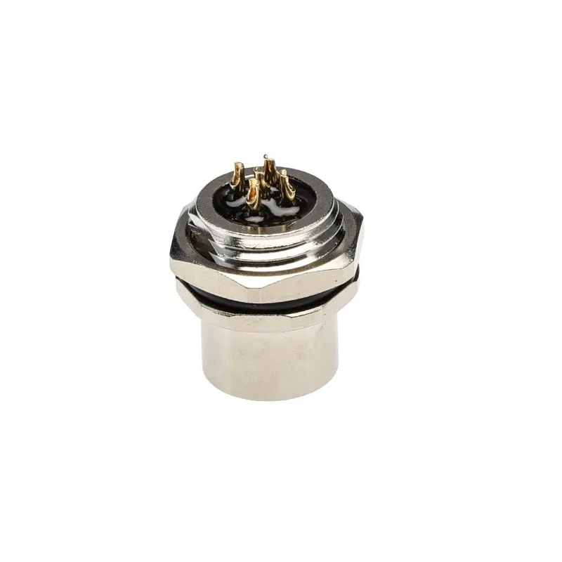 TE Connectivity Industrial Circular Connector 5 Contacts, Front Mount, M12 Socket Female, IP67, Nylon T4133412051-000