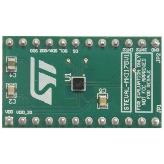 STMicroelectronics 3-Axis Accelerometer Adapter Board for DIP24 Socket STEVAL-MKI175V1