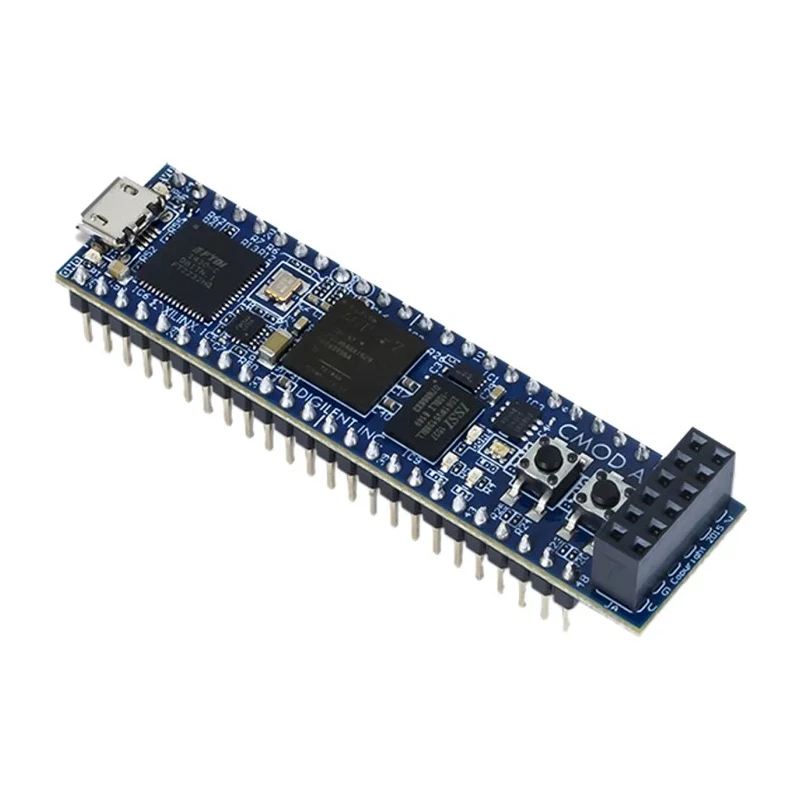 Digilent Cmod A7 Artix-7 FPGA Development Module with ADC1410 for DAC121S101 410-328-35