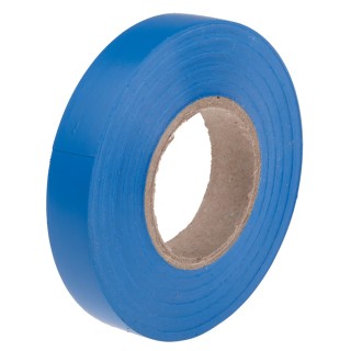 RS PRO Blue Polyvinyl Chloride Electrical Tape 12mm x 20m 0.13mm Thickness 70°C Max Operating Temperature 134-7330