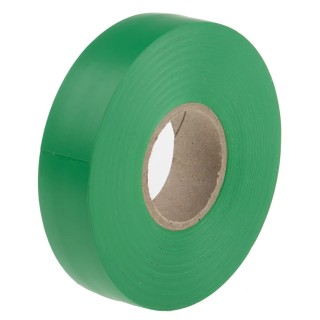 RS PRO Green Polyvinyl Chloride Electrical Tape 19mm Width x 33m Length, 0.13mm Thickness, Breakdown Voltage 8000V 134-7331