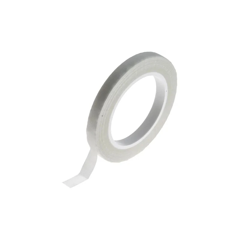 RS PRO White Glass Cloth Electrical Tape 12 mm x 33 m Silicone Adhesive Breakdown Voltage 2500 V 180°C 134-7339