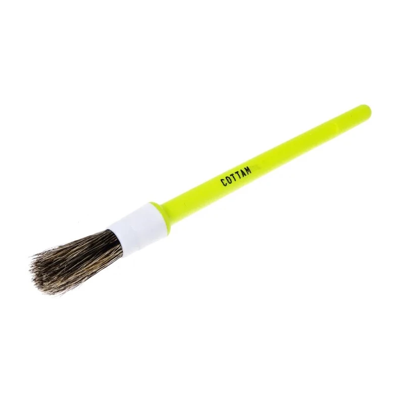 Cottam Thin 12 mm Paint Brush with Round Resin-Bonded Bristles, No Metal Corrosion, Comfortable Plastic Handle 134-7411