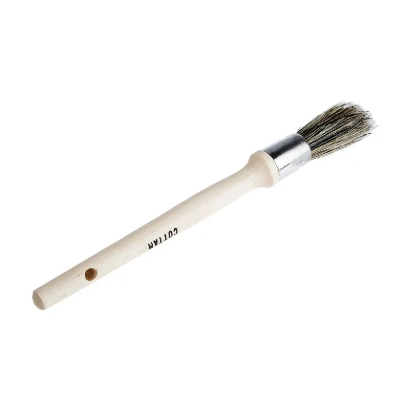 Cottam Thin 12 mm Paint Brush with Round Bristles 134-7413