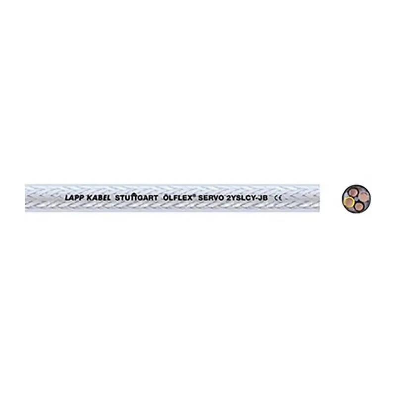Lapp CY Control Cable 4 Cores 16 AWG Stranded Copper Conductor Screened Transparent Polyethylene Sheath 50 m 36425