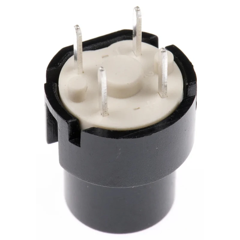 C & K Black Tactile Switch SPST 100mA Momentary Operation 1.3N Operating Force D6R90 F1 LFS